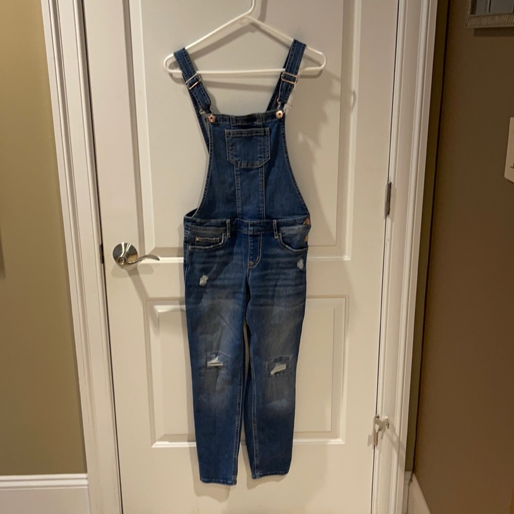 Distressed Overalls